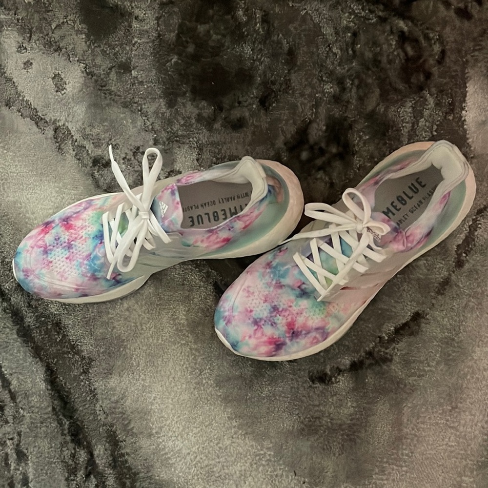Adidas ultra boosts tie-dye sneakers